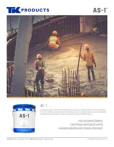 TK Products AS-1 Sales Sheets