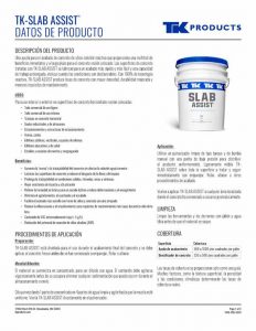 Product Data Sheet Slab Assist Concentrated Spanish