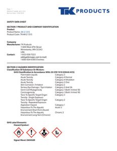 SDS AK-2 Concrete Cure and Seal
