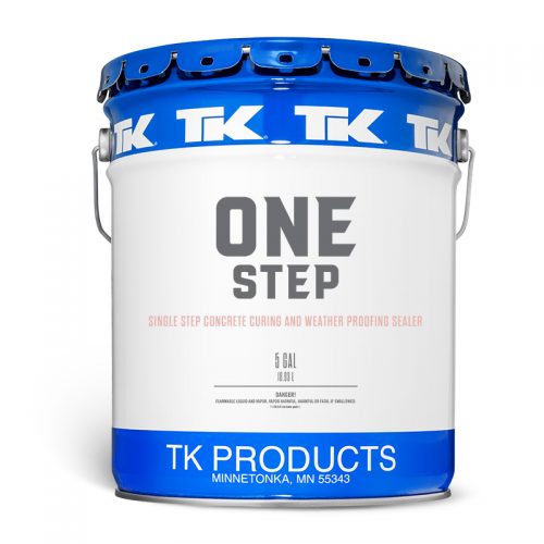 Single Step Clear Penetrating Concrete Cure, Seal, for Weatherproofing for New - Existing Cement - ONE STEP™